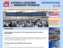 Tablet Screenshot of nchv.org